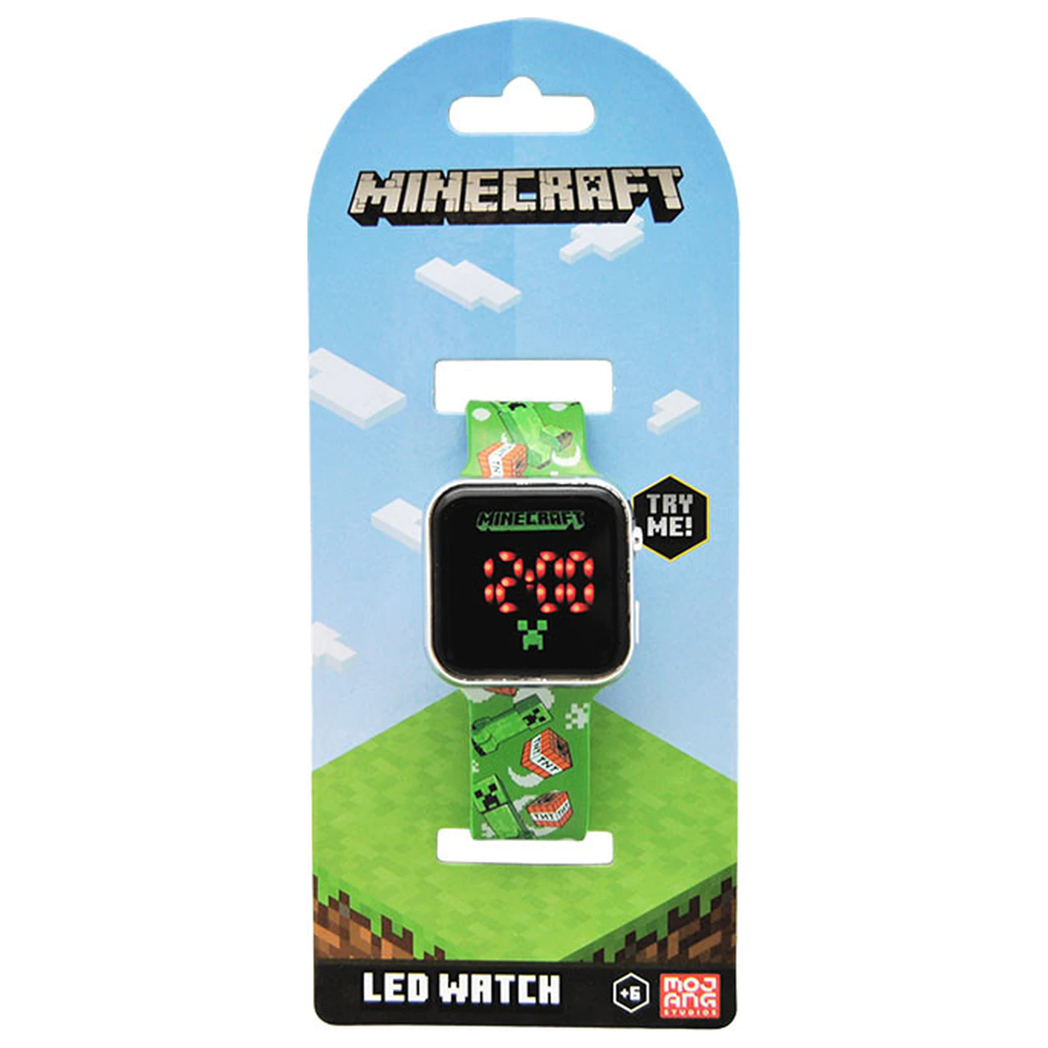 Minecraft TNT digitalni LED ručni sat fotografija proizvoda