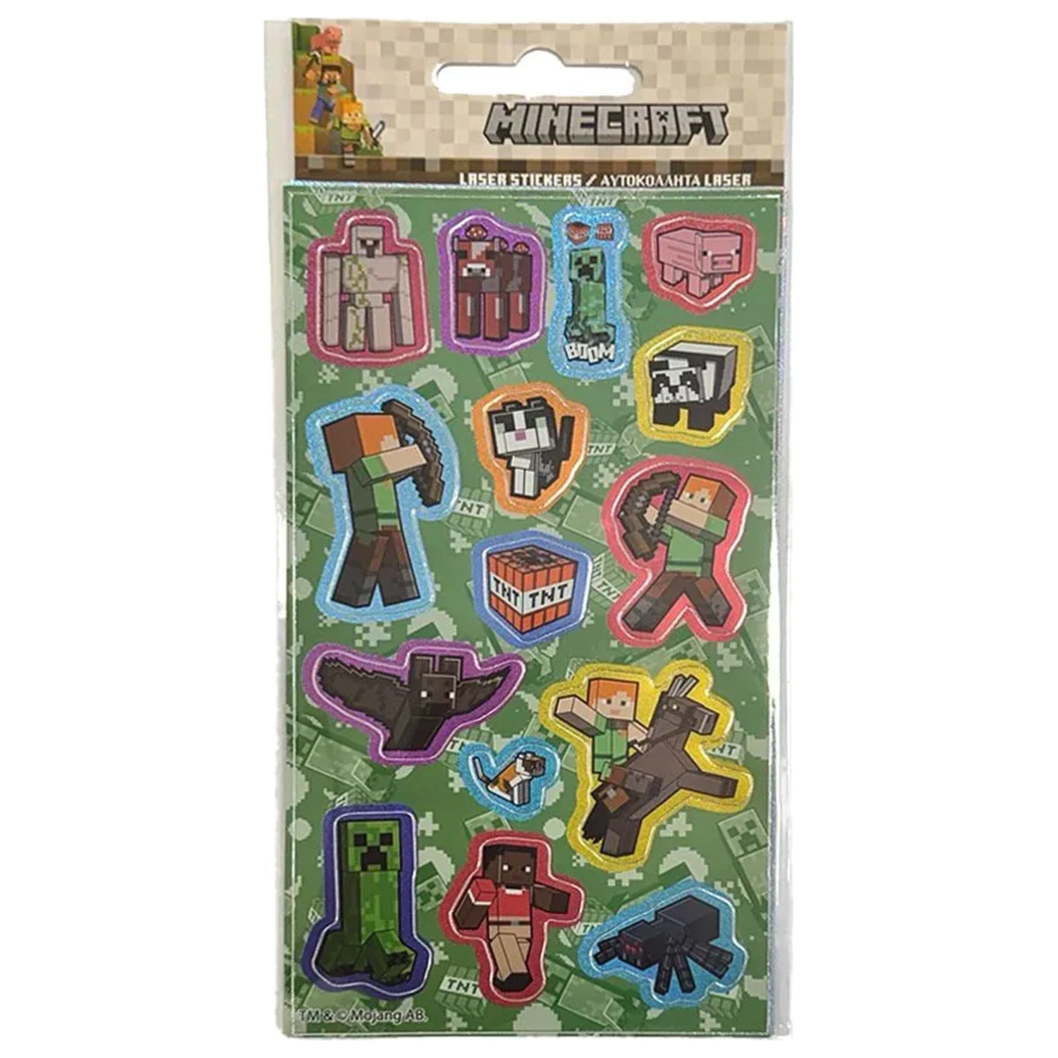 Minecraft TNT Holografski set naljepnica fotografija proizvoda