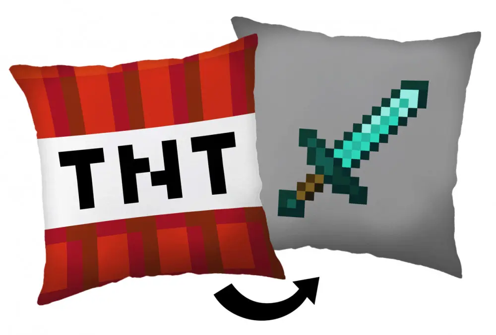 Minecraft TNT Sword ukrasni jastuk, mali jastuk 40*40 cm fotografija proizvoda