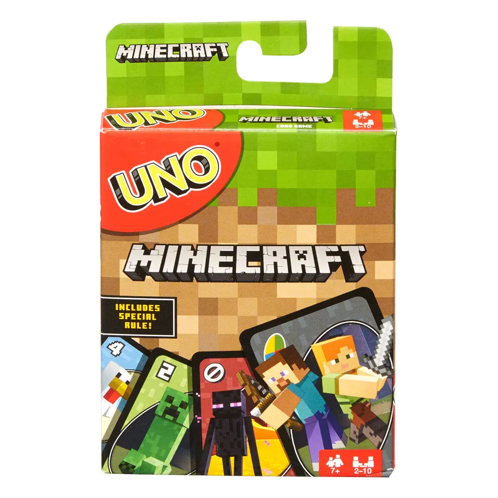 Minecraft UNO kartaška igra fotografija proizvoda