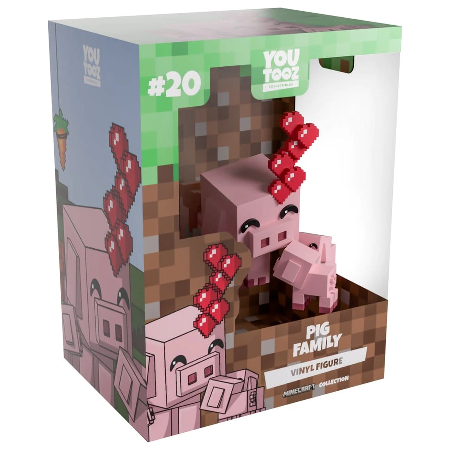 Minecraft Vinyl Figure Pig Obitelj 8 cm fotografija proizvoda