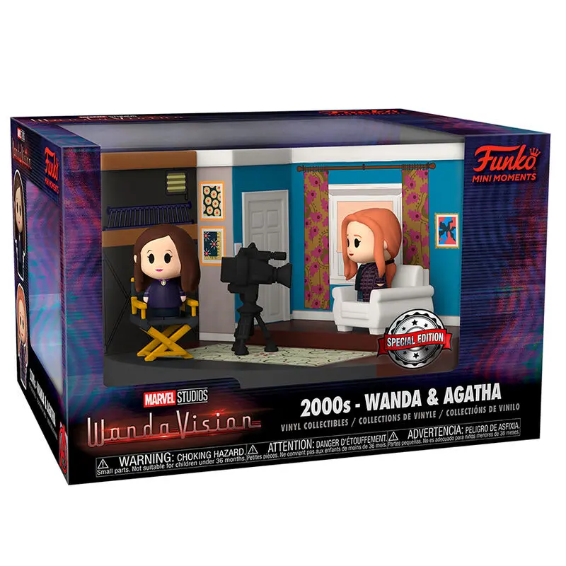 WandaVision POP! Mini Moment Vinyl figurica set dnevna soba 00-te 4 cm fotografija proizvoda
