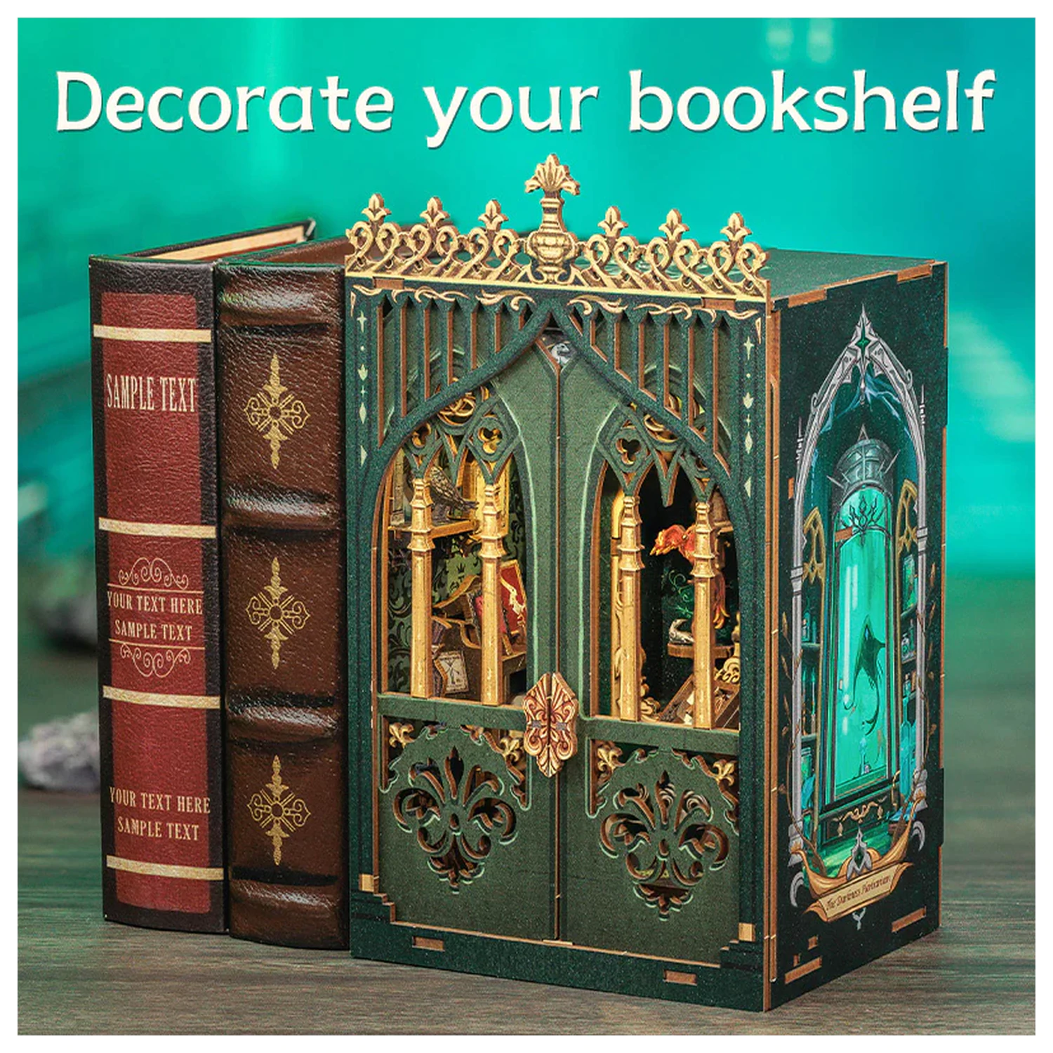 MINIJATURNA KUĆICA DIY The Darkness Herbarium 90 decibel + LED svjetlo konstrukcijski set fotografija proizvoda