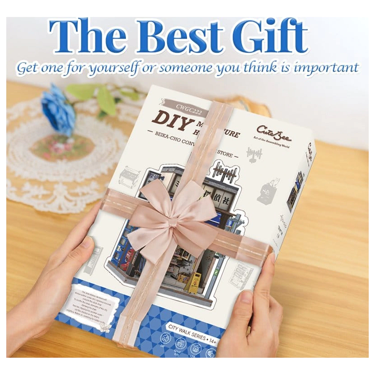 Miniature kućni model komplet Beika-cho Convenience Store 22 x 15 cm fotografija proizvoda