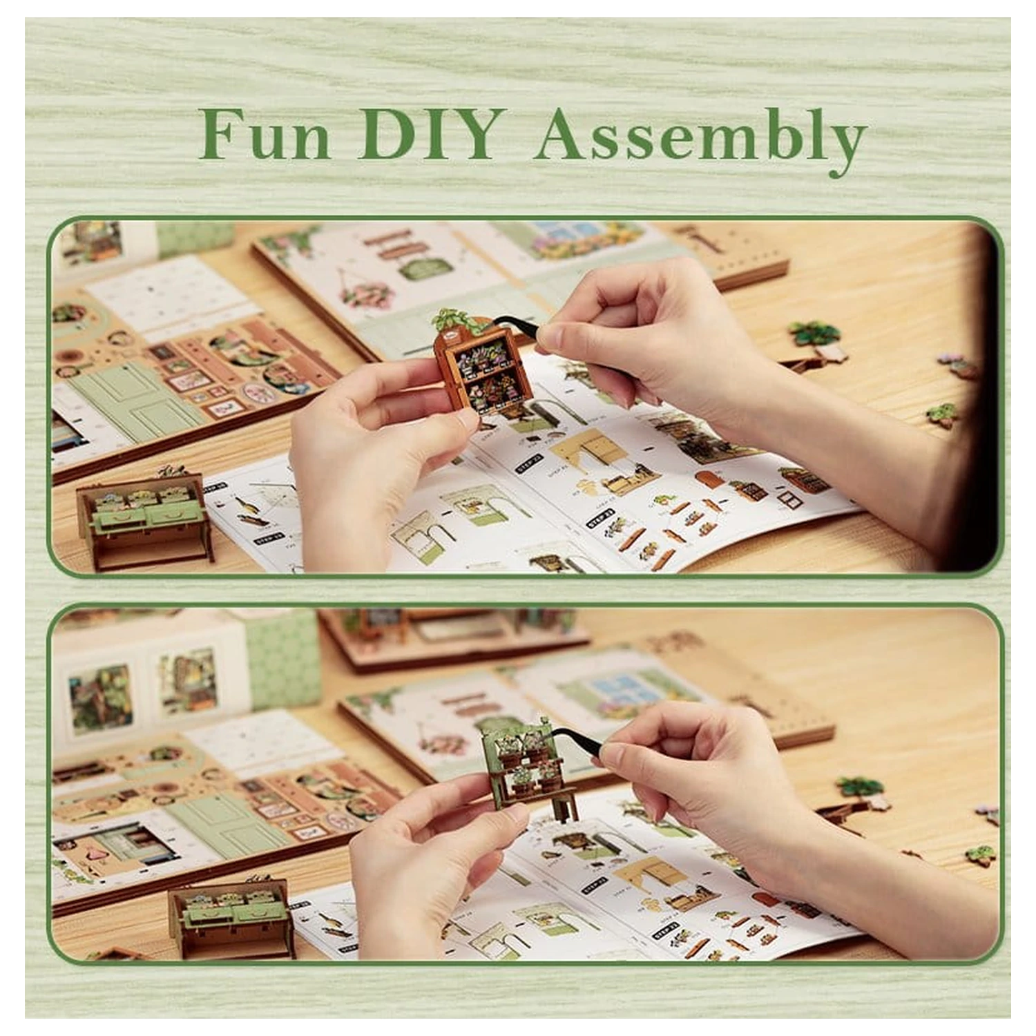 Komplet modela minijaturne kućice Champs-Élysées Florist 18 x 16 cm fotografija proizvoda