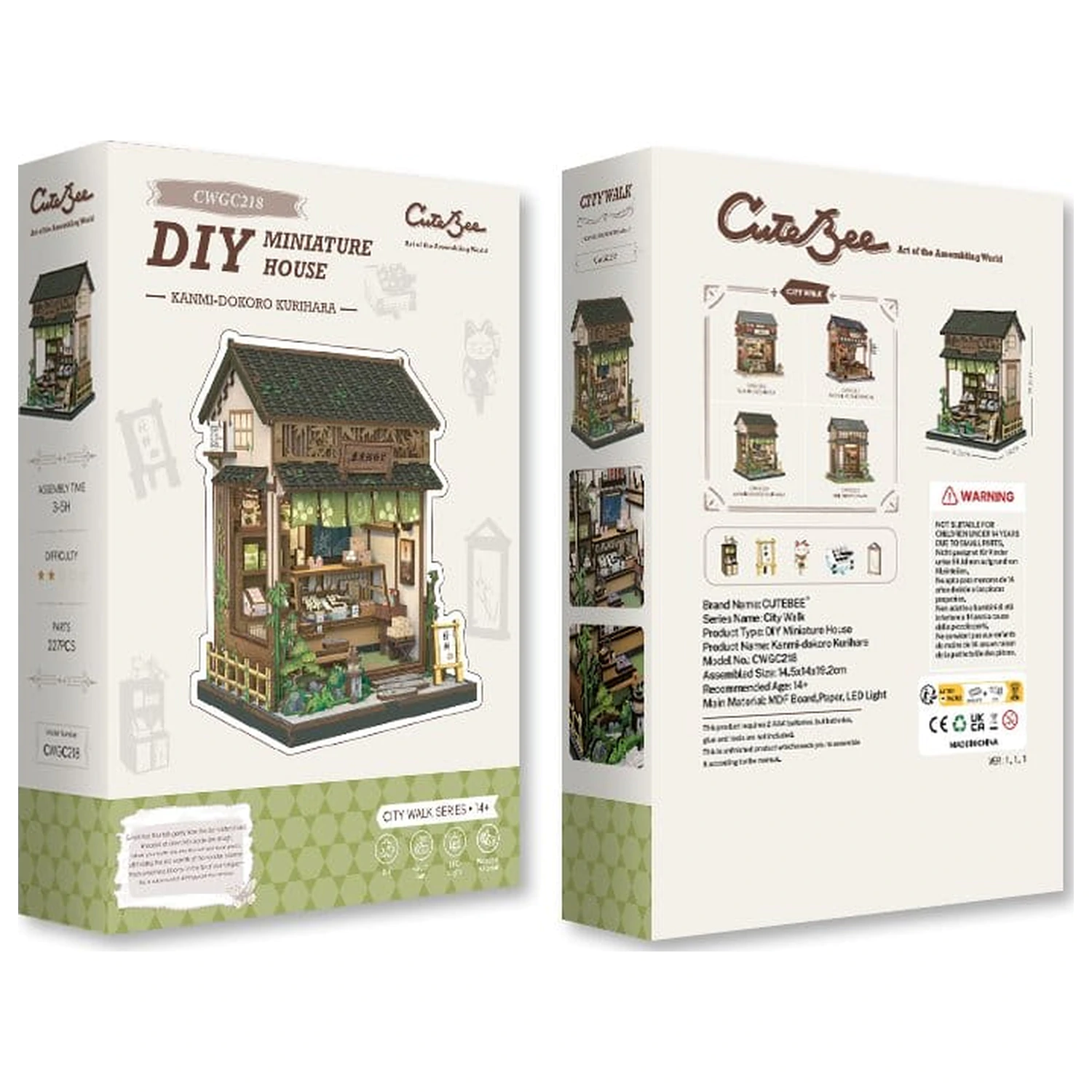 Miniaturni model kućice Set Kanmi-dokoro Kurihara 19 x 15 cm fotografija proizvoda