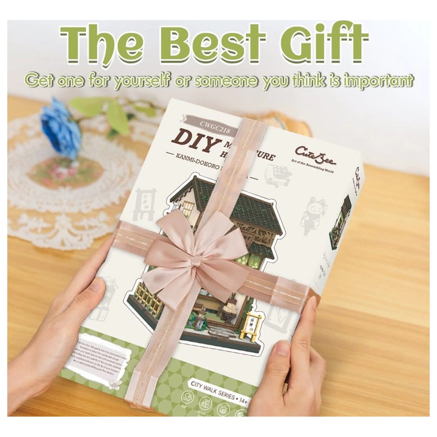 Miniaturni model kućice Set Kanmi-dokoro Kurihara 19 x 15 cm fotografija proizvoda