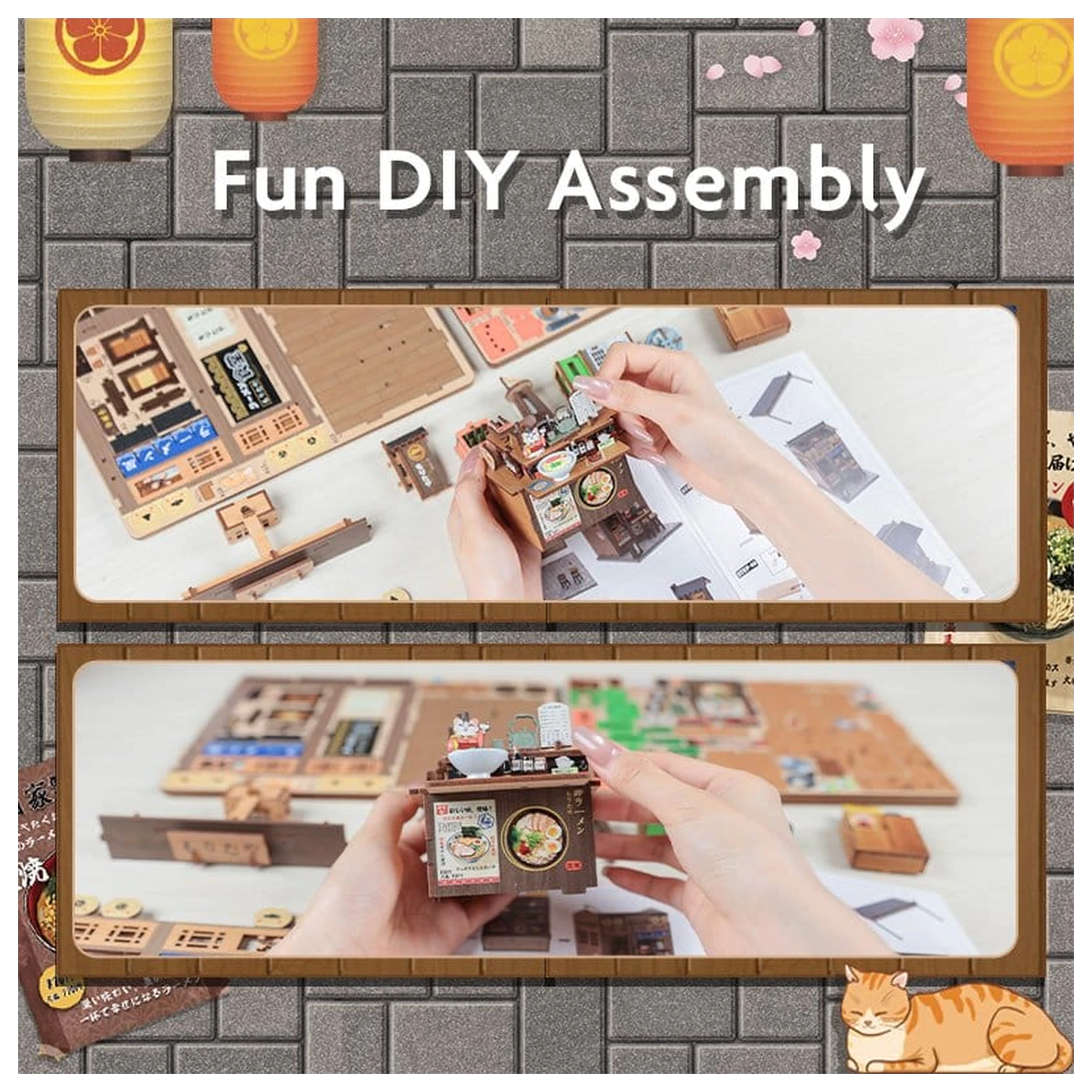 Set za izradu modela minijaturne kuće Morita-Ya 21 x 16 cm fotografija proizvoda