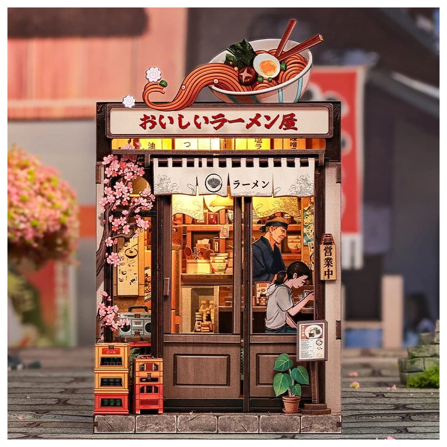 Miniaturni set modela kućice Oishii Kyoto 22 x 13 cm fotografija proizvoda