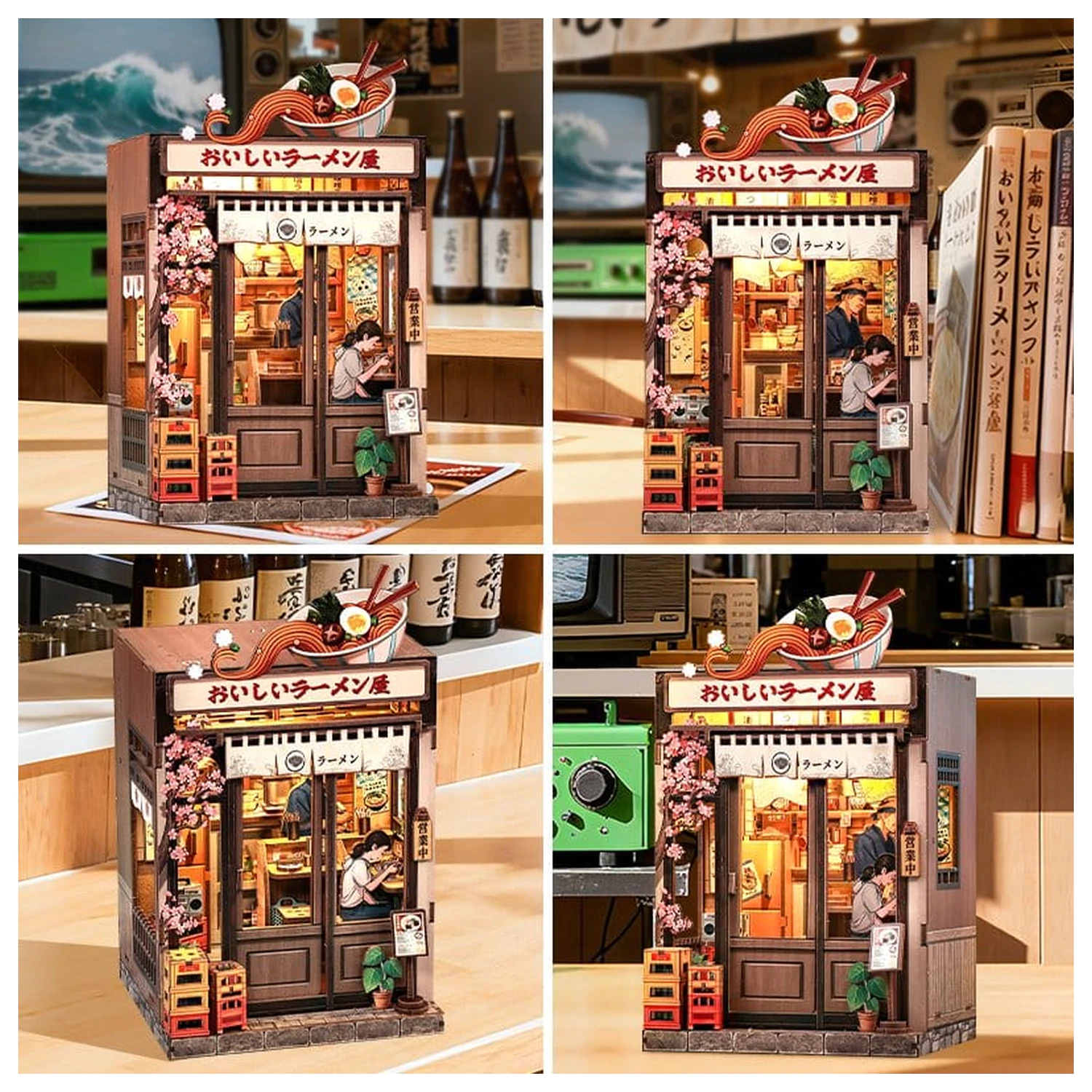 Miniaturni set modela kućice Oishii Kyoto 22 x 13 cm fotografija proizvoda