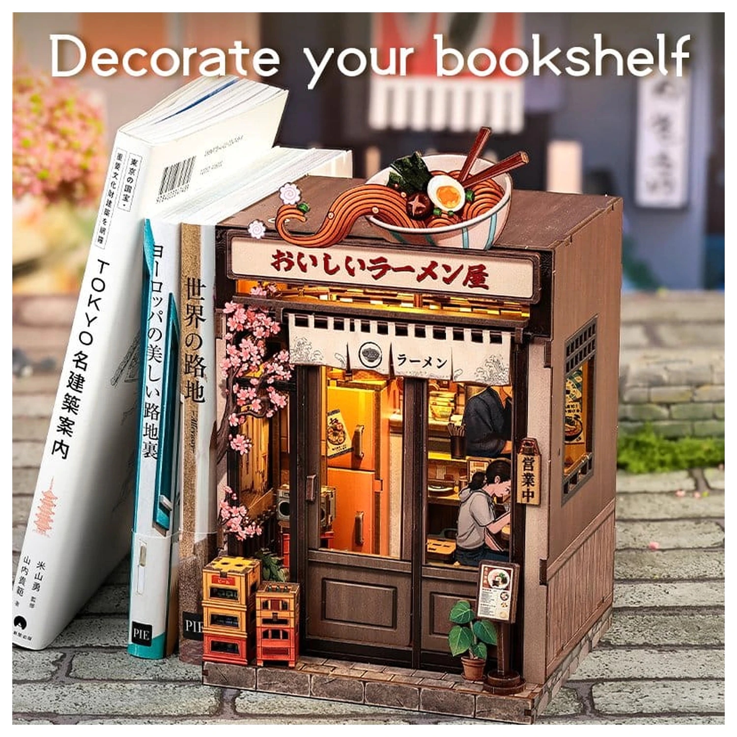 Miniaturni set modela kućice Oishii Kyoto 22 x 13 cm fotografija proizvoda