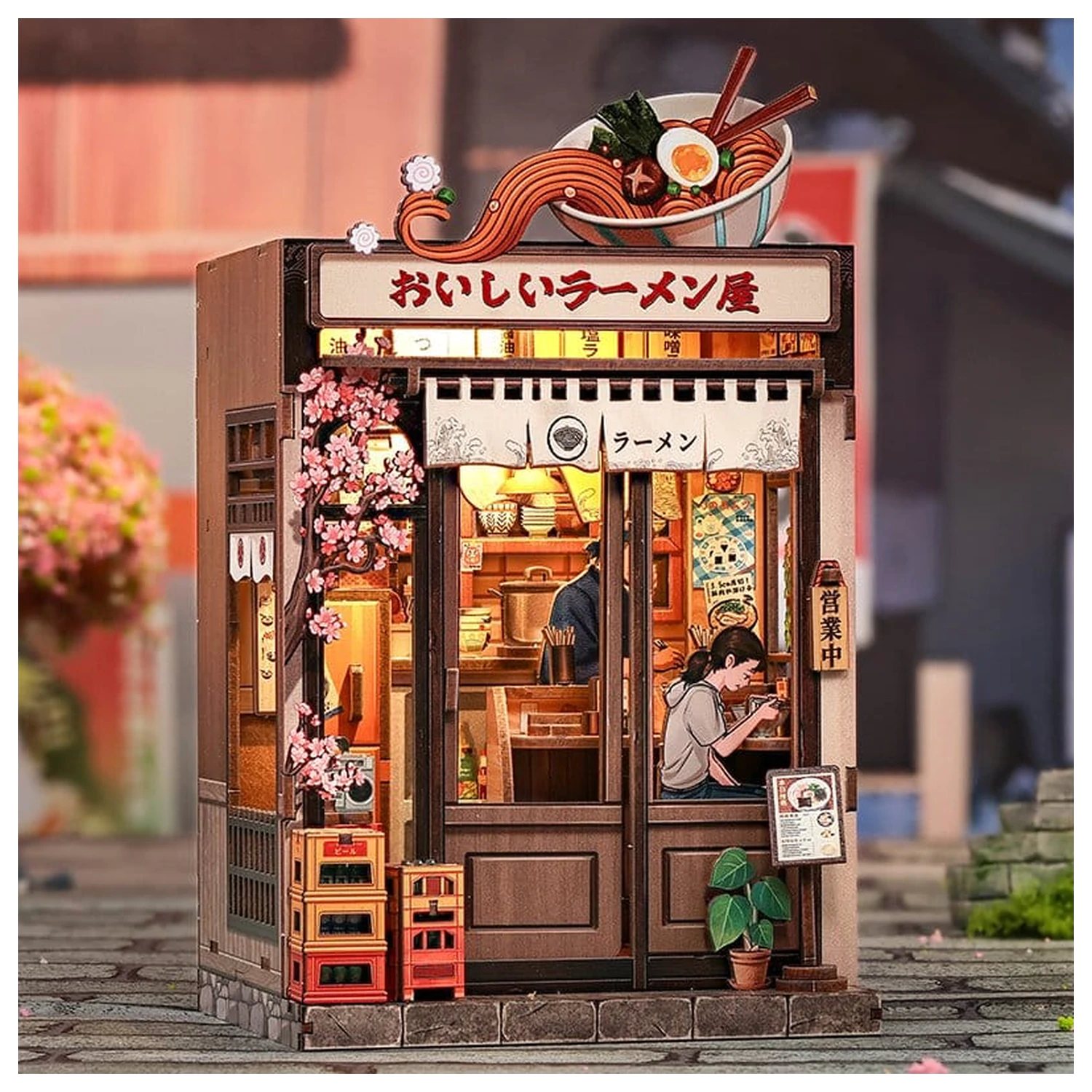 Miniaturni set modela kućice Oishii Kyoto 22 x 13 cm fotografija proizvoda