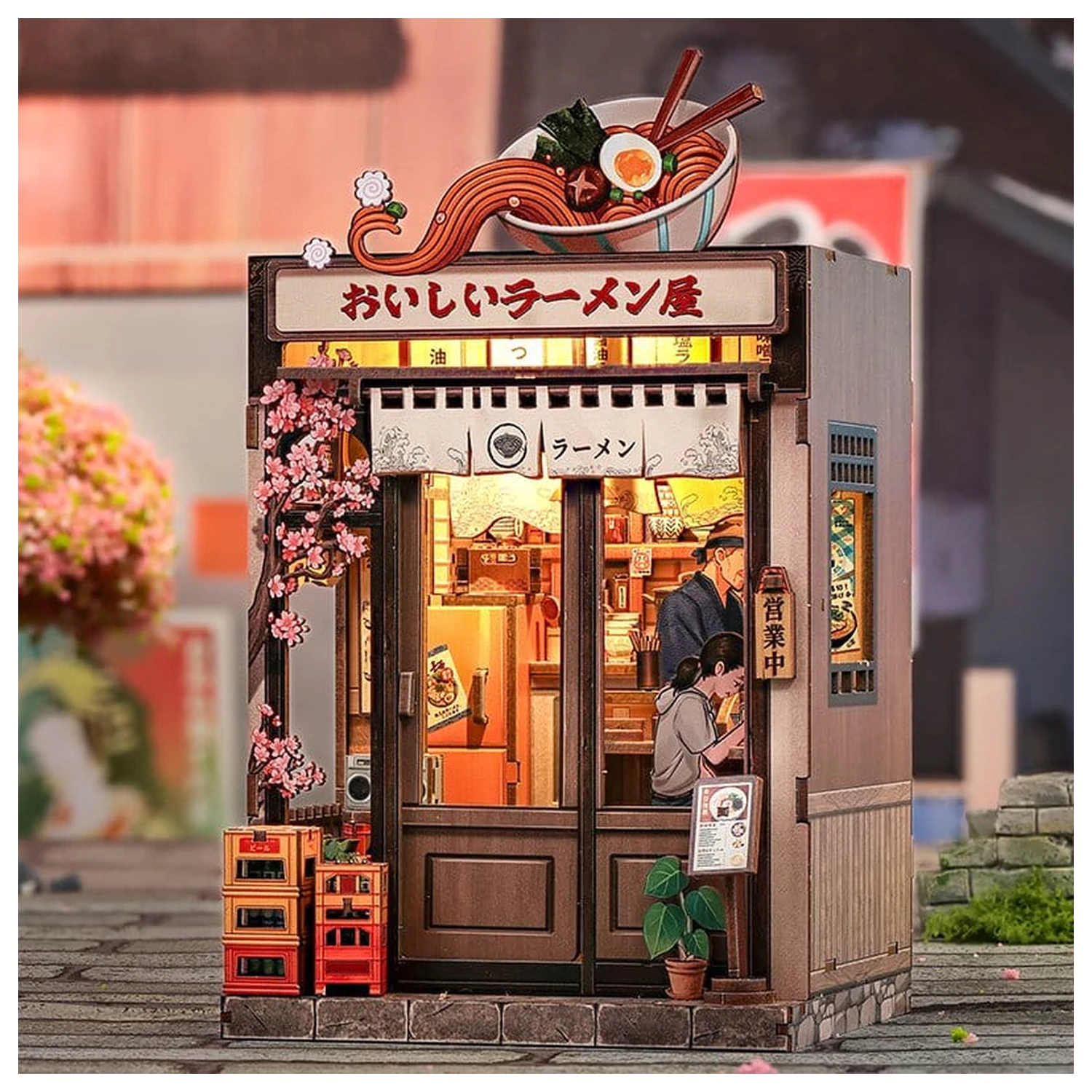 Miniaturni set modela kućice Oishii Kyoto 22 x 13 cm fotografija proizvoda