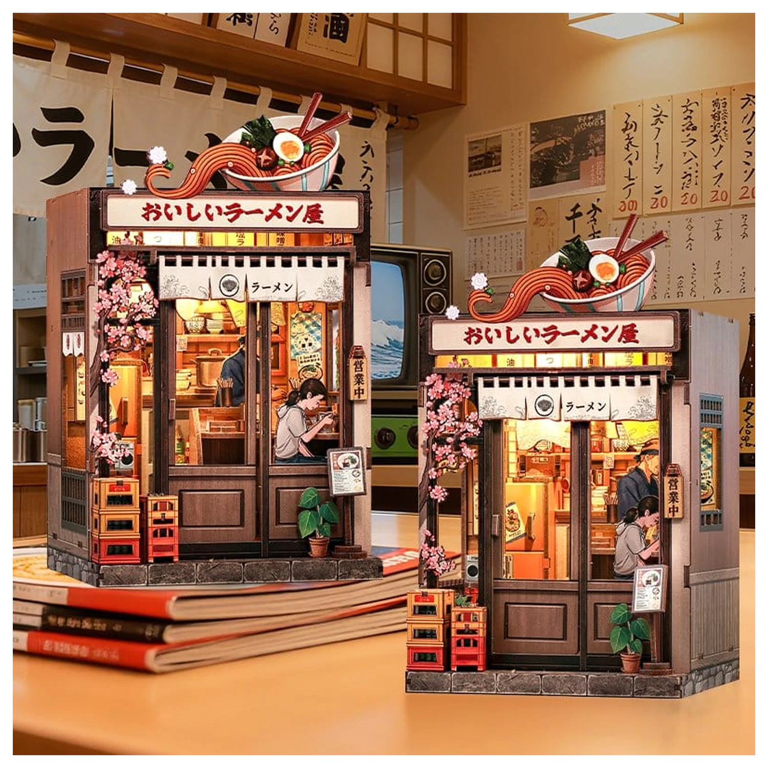 Miniaturni set modela kućice Oishii Kyoto 22 x 13 cm fotografija proizvoda