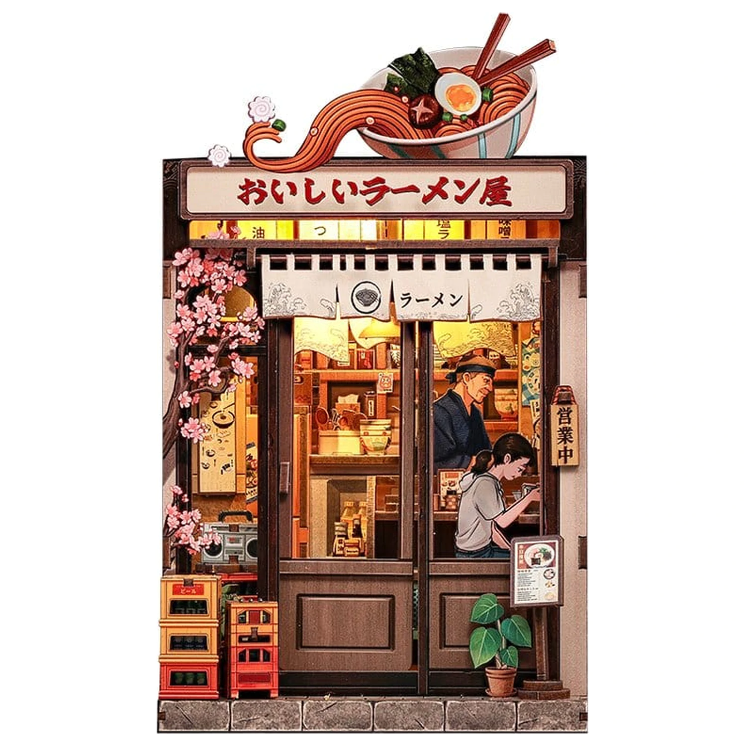 Miniaturni set modela kućice Oishii Kyoto 22 x 13 cm fotografija proizvoda