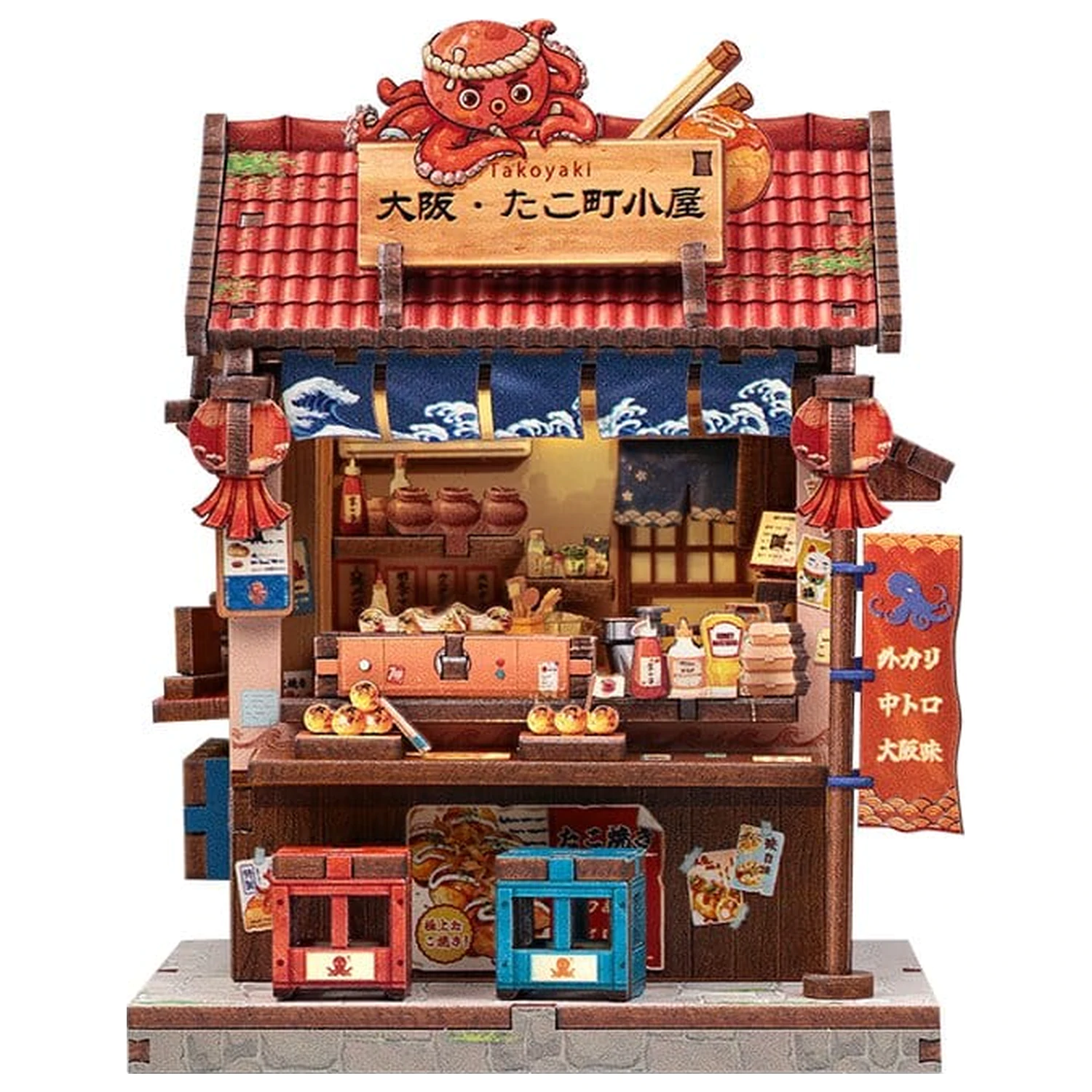 Model za kućicu u minijaturi Osaka Takoyaki 12 x 9 cm fotografija proizvoda