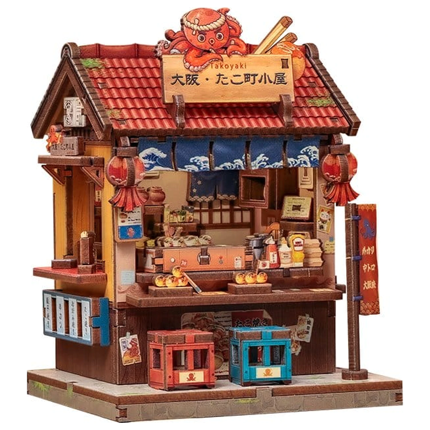 Model za kućicu u minijaturi Osaka Takoyaki 12 x 9 cm fotografija proizvoda
