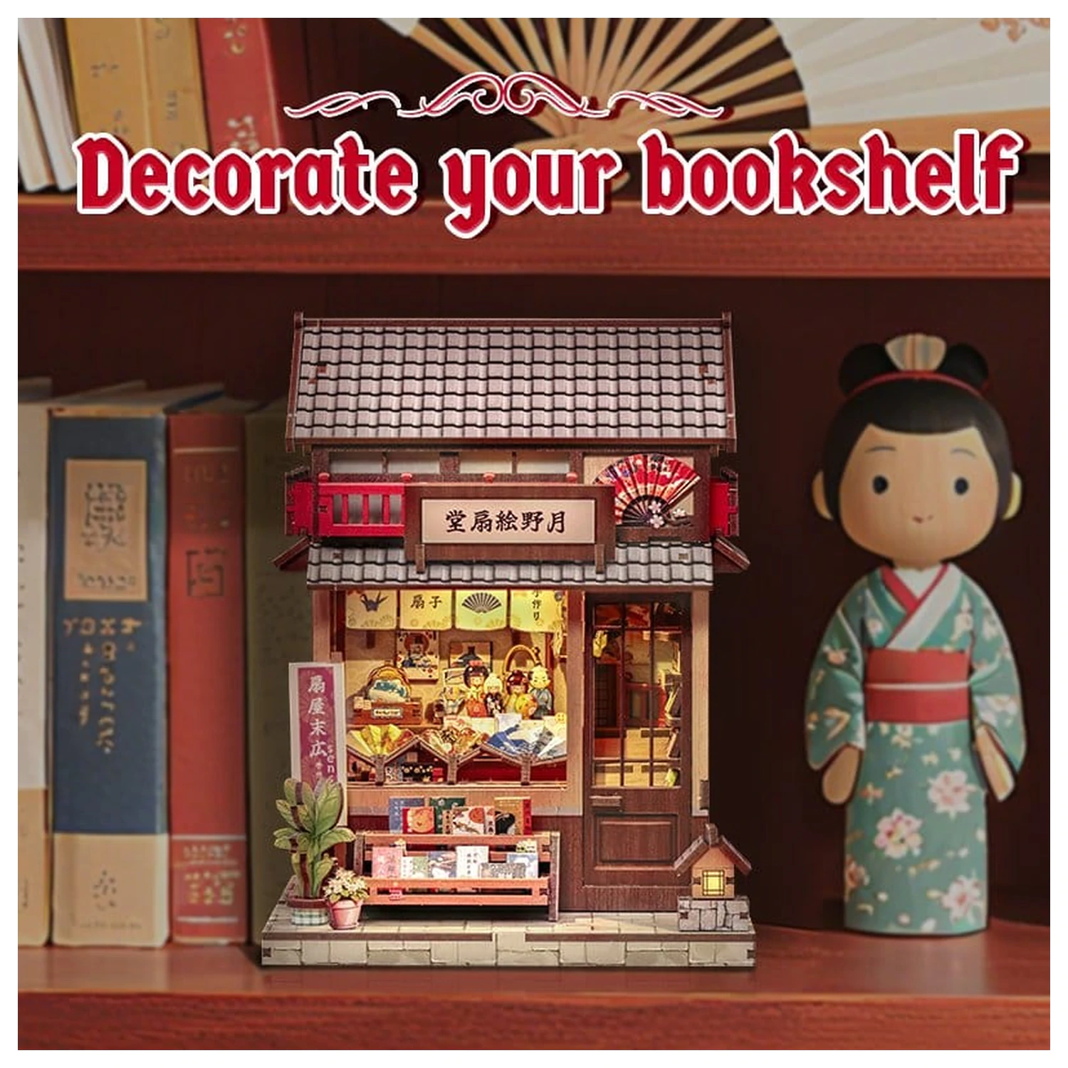 Set modela minijaturne kućice Tsukino Eogi-dou 19 x 14 cm fotografija proizvoda