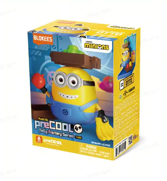 Minions Blokees PreCool Jelly Factory Series 1 Plastični Model Kit 02 Otto the Fruit handler fotografija proizvoda