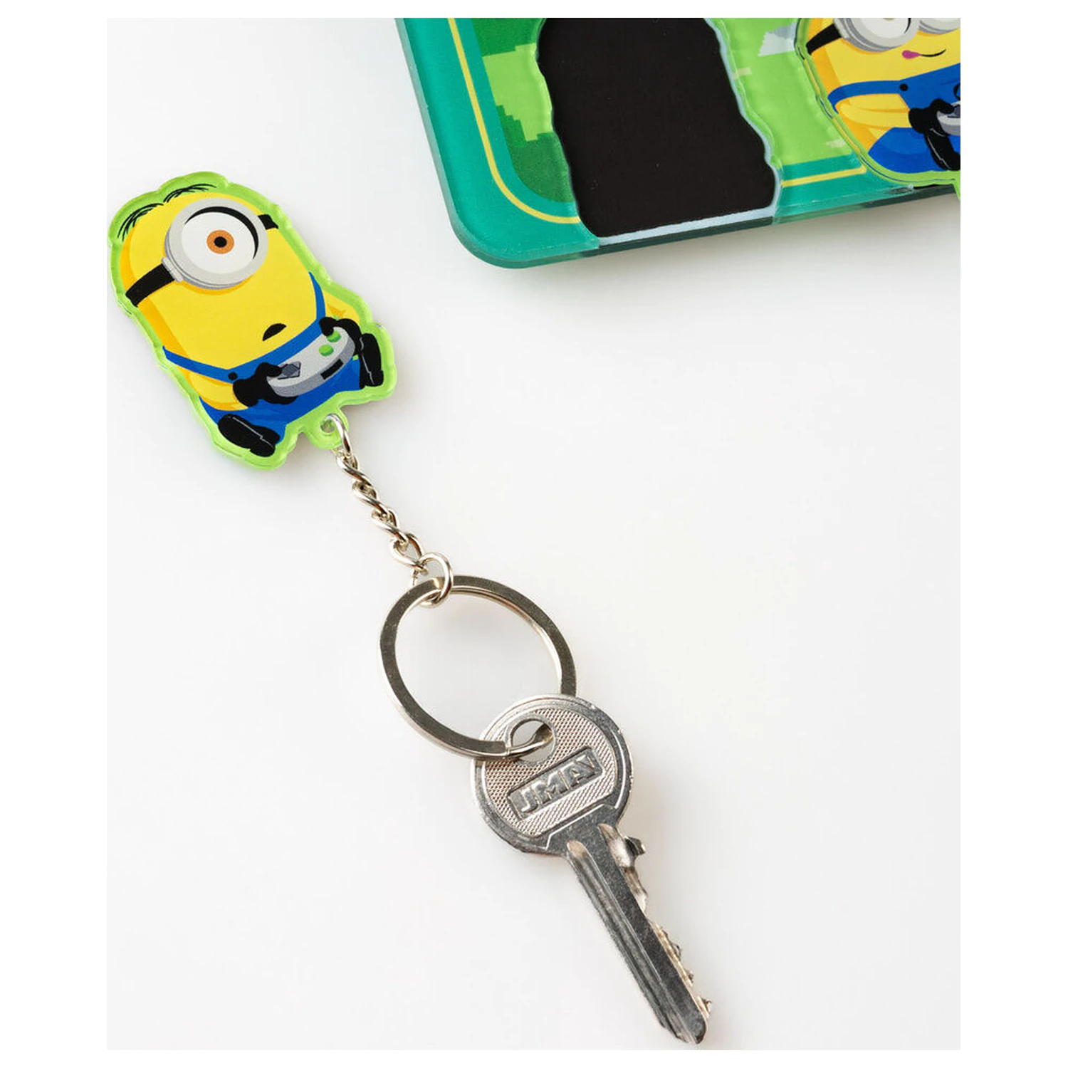 Minions privjesak za ključeve s ključnim prstenom fotografija proizvoda