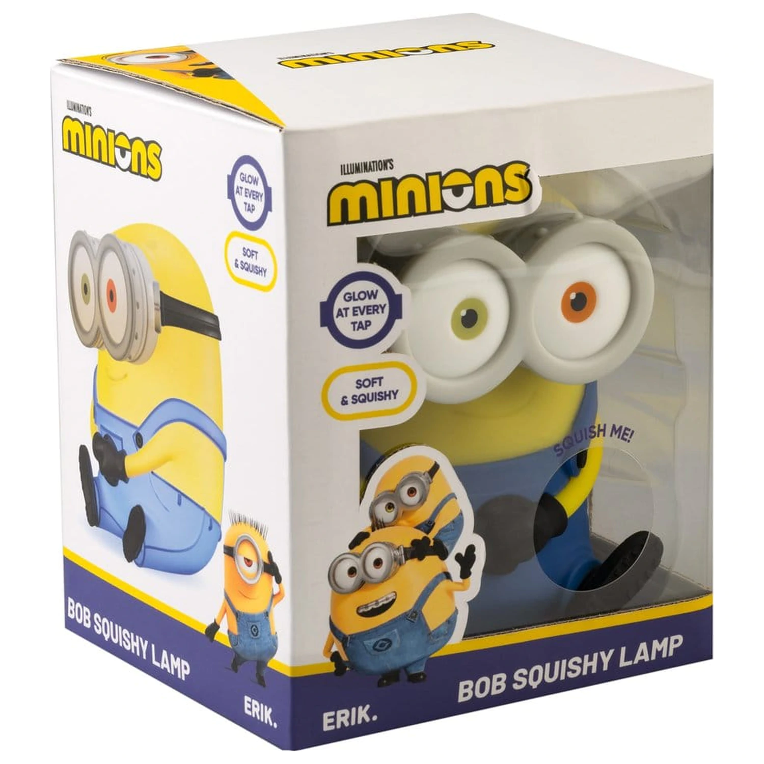 Minions squishy lampa fotografija proizvoda