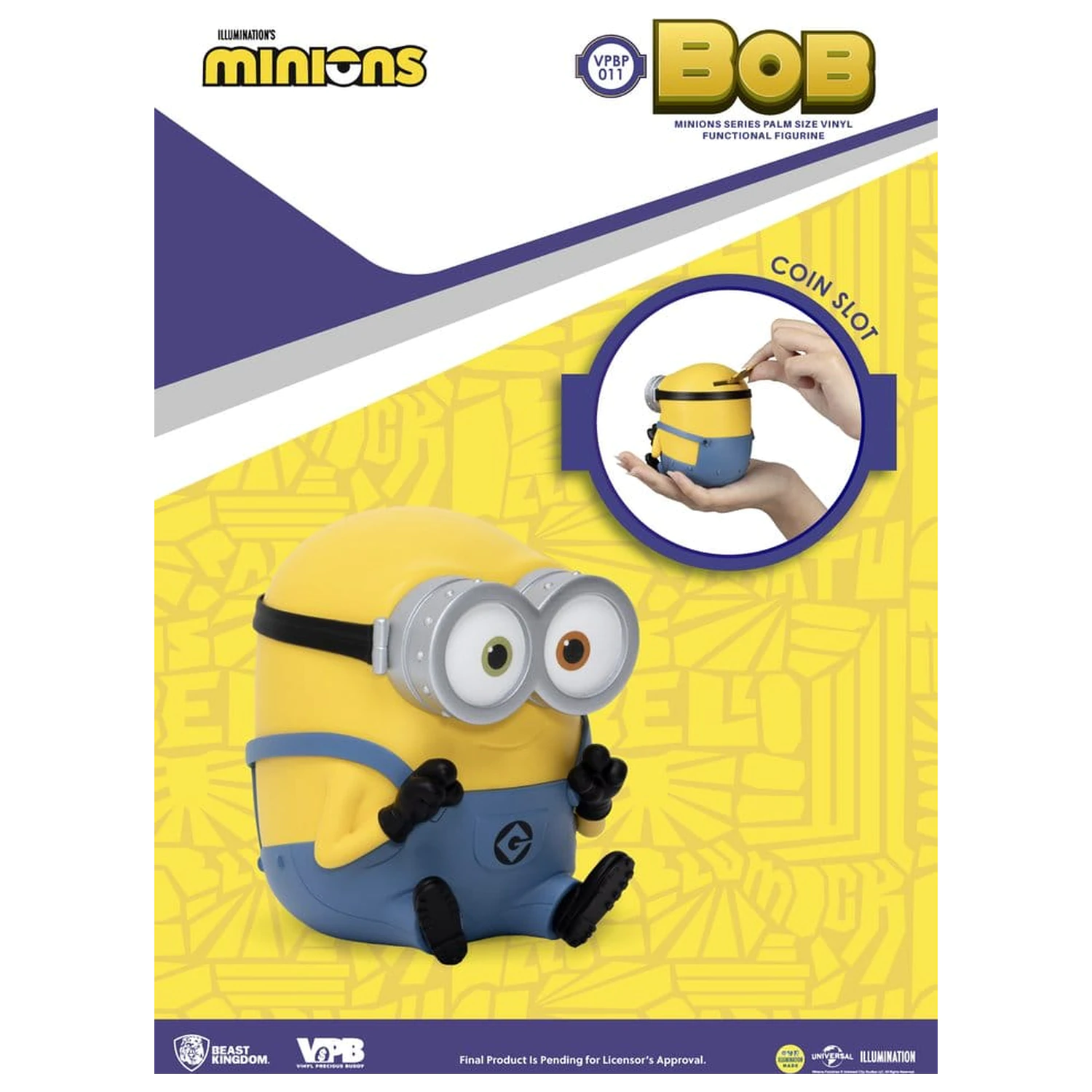 Minions Kasica prasica od vinila Winnie Bob 10 cm fotografija proizvoda