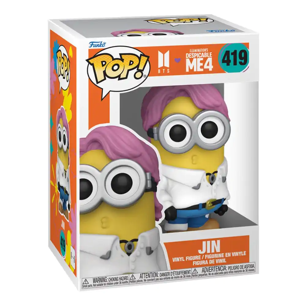 Minions x BTS Funko POP! Rocks Vinyl figura Jin 9 cm fotografija proizvoda