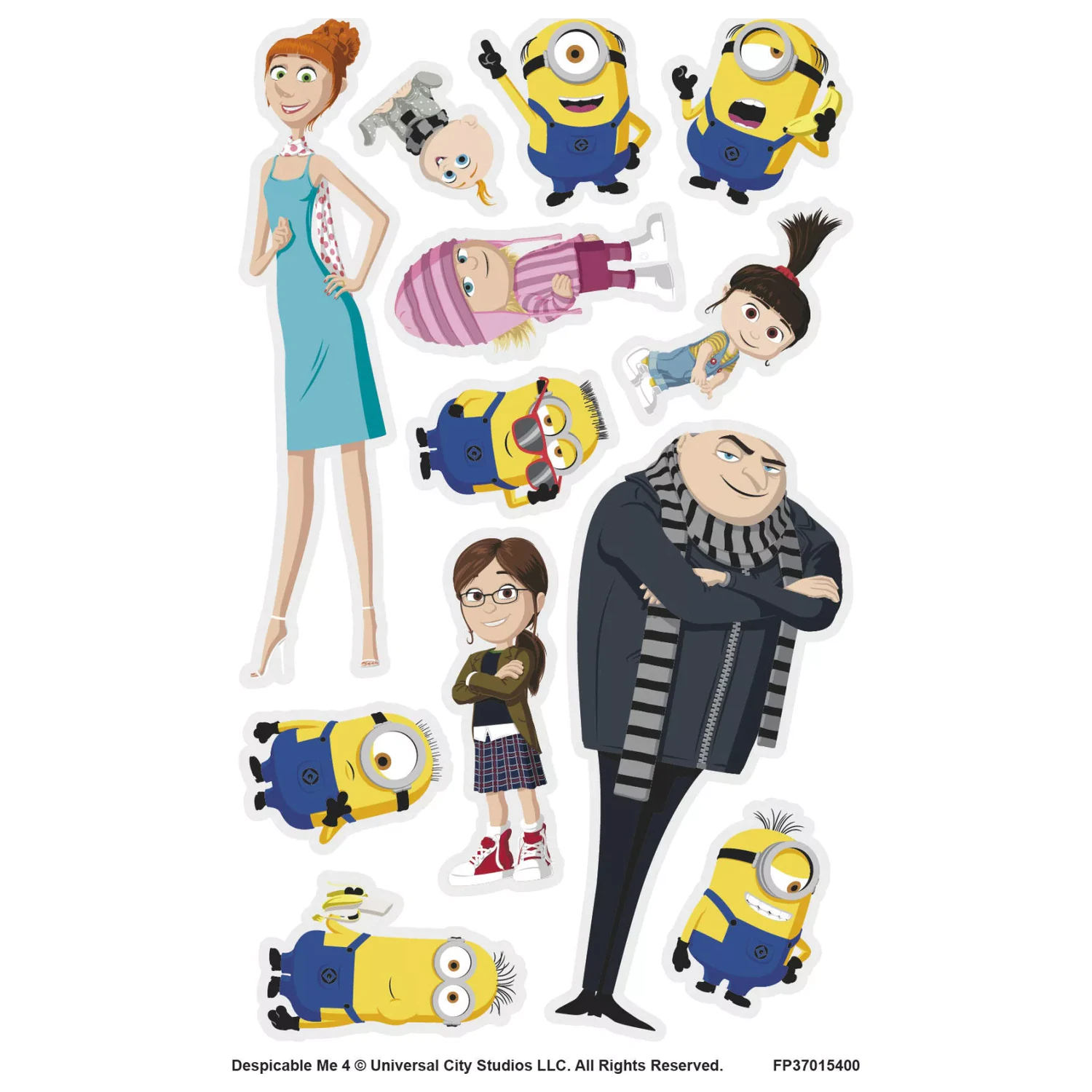 Minions obiteljske tetovaže 12 komada fotografija proizvoda
