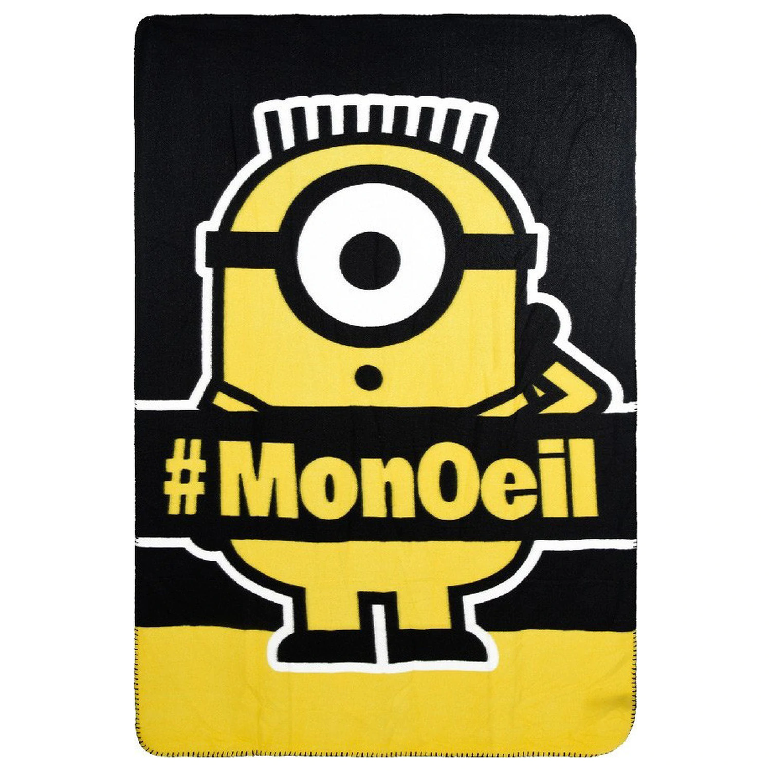 Minions Monoeil deka od flisa fotografija proizvoda