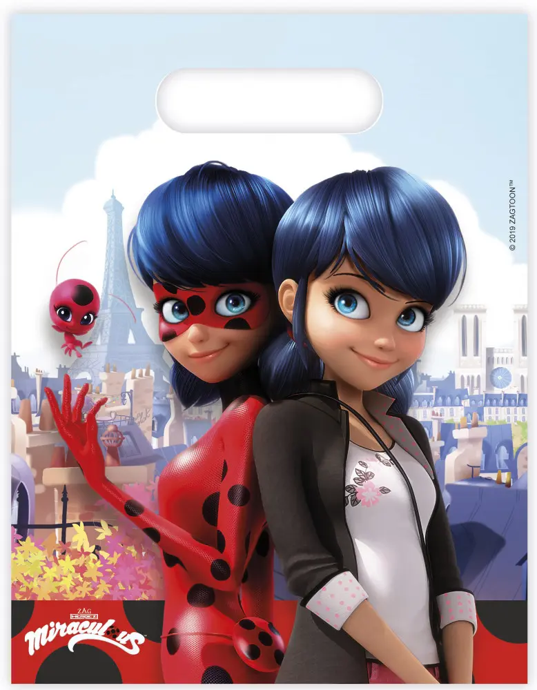 Miraculous Ladybug, Ladybug and Cat Noir Adventures poklon vrećice 6 komada fotografija proizvoda
