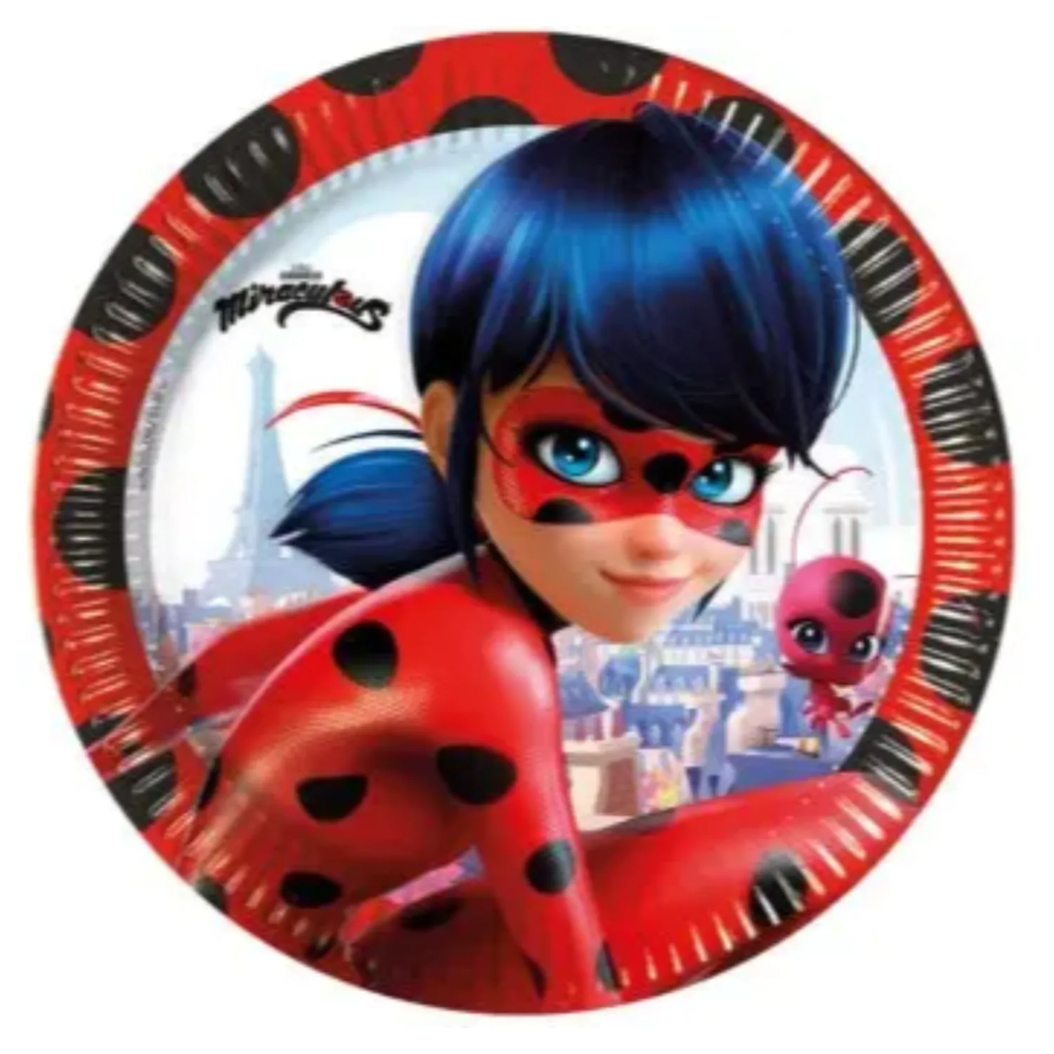 Miraculous Ladybug, Tales of Ladybug & Cat Noir papirnati tanjuri 8 komada 23 cm FSC fotografija proizvoda