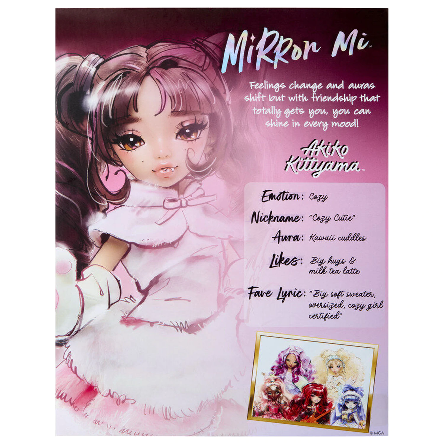Mirror Mi Akiko Kittyama Cozy lutka 26cm fotografija proizvoda