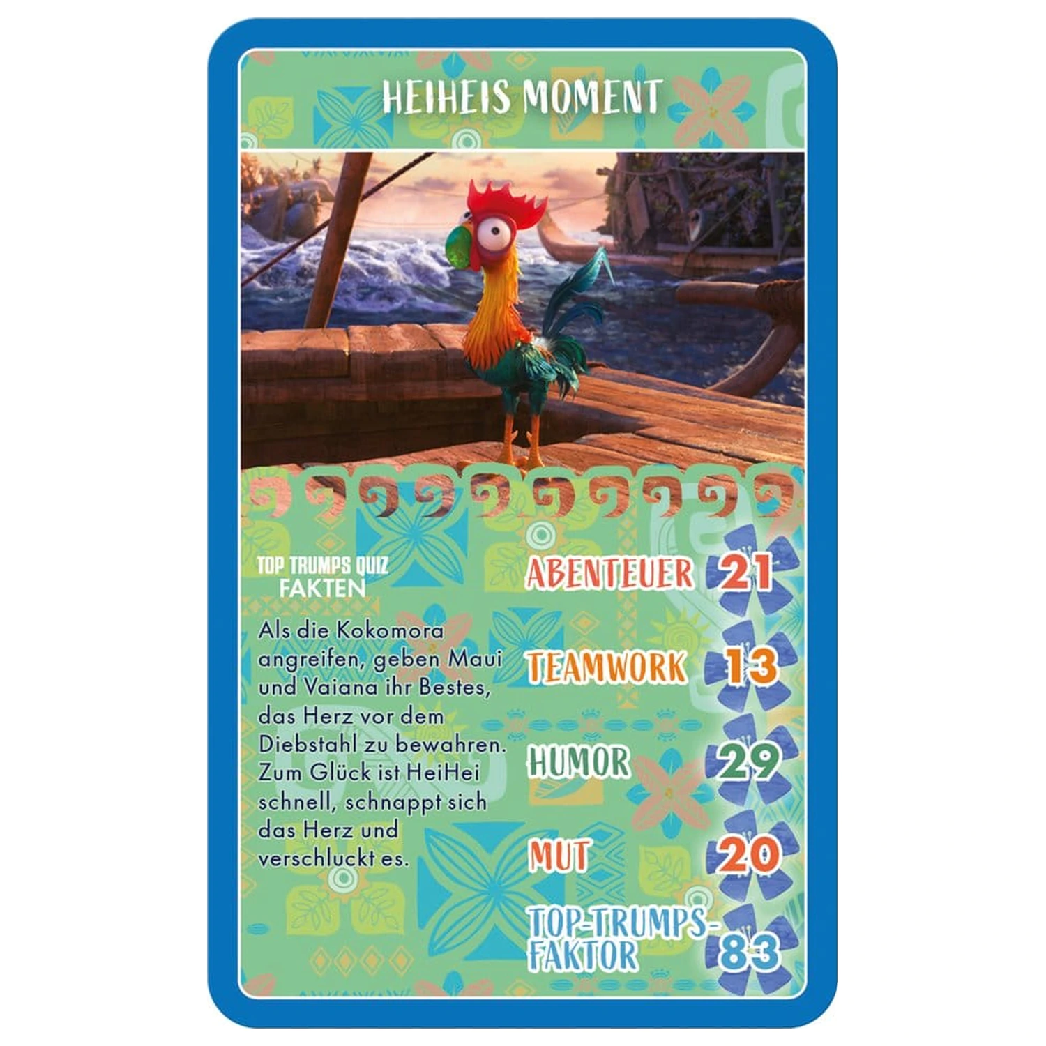 Moana kartaška igra Top Trumps *njemačka verzija* fotografija proizvoda