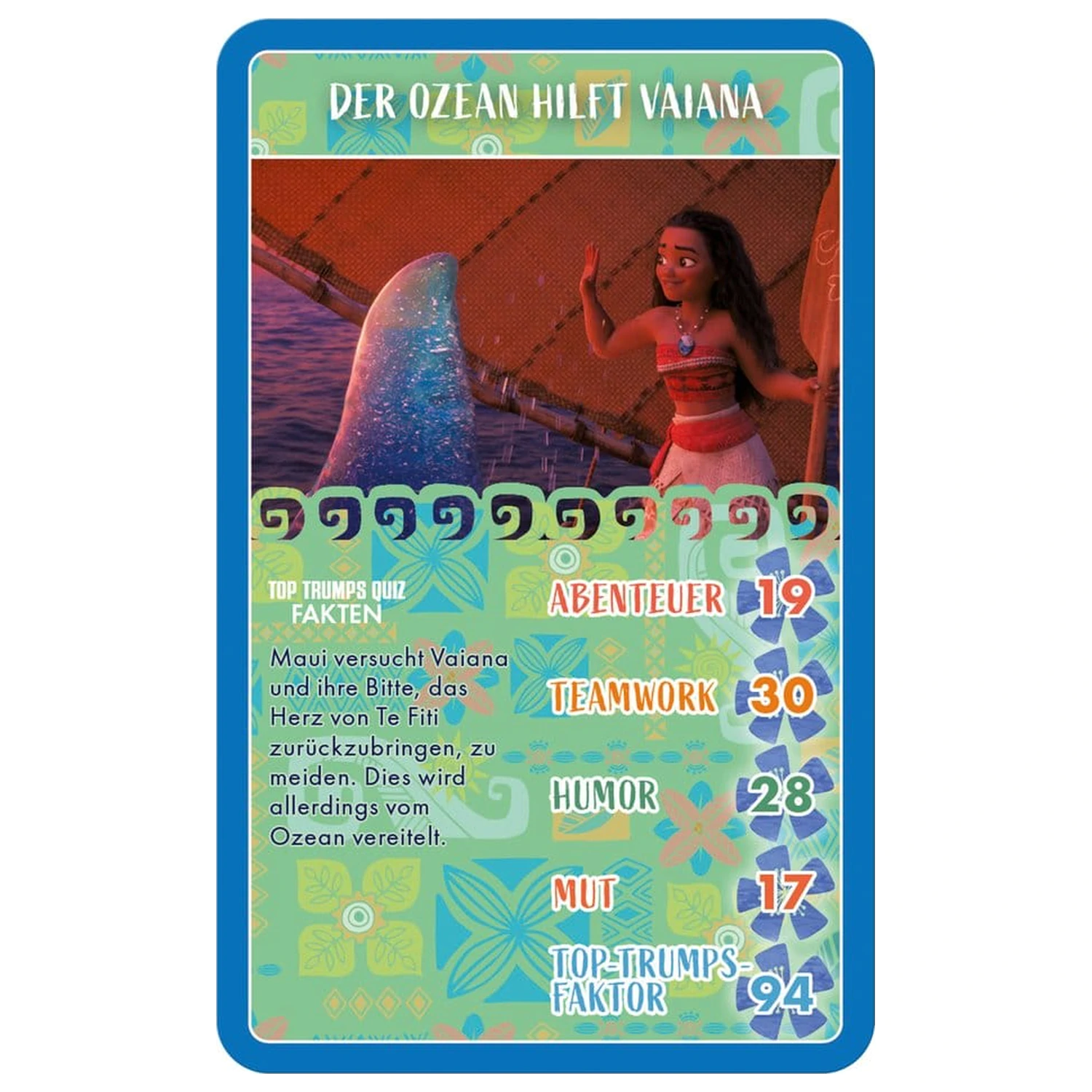 Moana kartaška igra Top Trumps *njemačka verzija* fotografija proizvoda