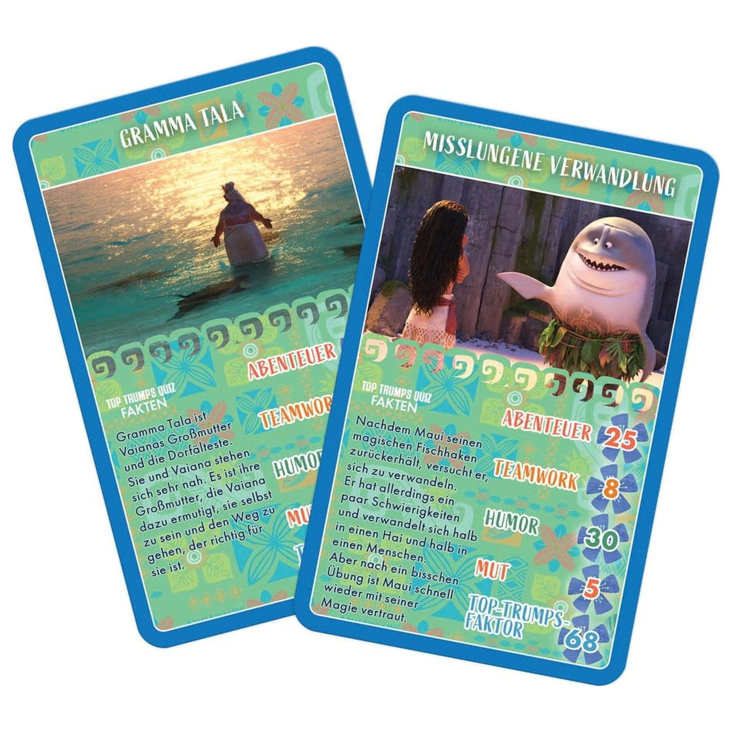 Moana kartaška igra Top Trumps *njemačka verzija* fotografija proizvoda