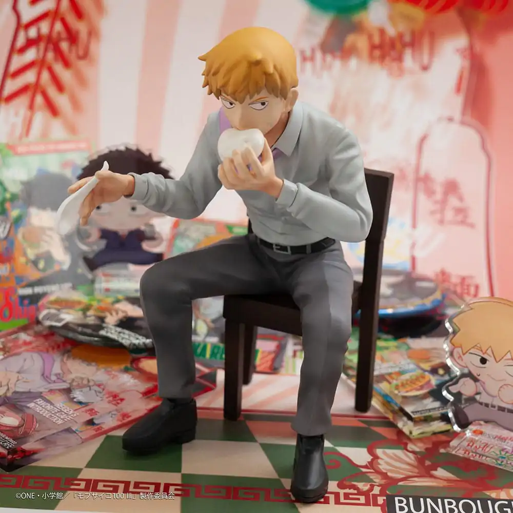 Mob Psycho 100 III x Bunbougu Cafe 2022 PVC Statua Arataka Reigen 14 cm fotografija proizvoda