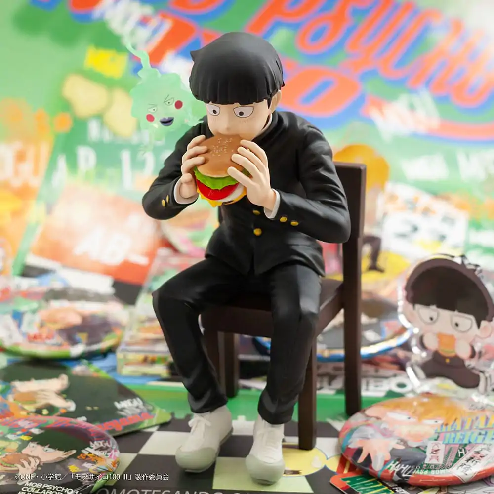Mob Psycho 100 III x Bunbougu Cafe 2022 PVC Statua Shigeo Kageyama i Ekubo 13 cm fotografija proizvoda