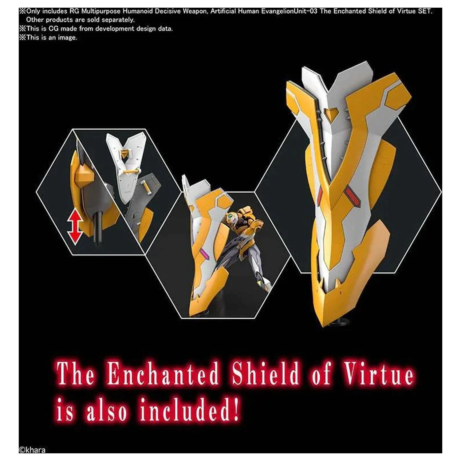 Mobile Suit Evangelion The Enchanted Shield of Virtue Unit-03 RG višenamjensko humanoidno odlučujuće oružje komplet za sastavljanje modela figura fotografija proizvoda