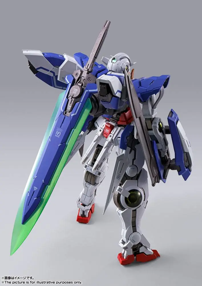 Mobile Suit Gundam 00 Revealed Chronicle Metal Build Diecast akcijska figura Gundam Devise Exia 18 cm fotografija proizvoda