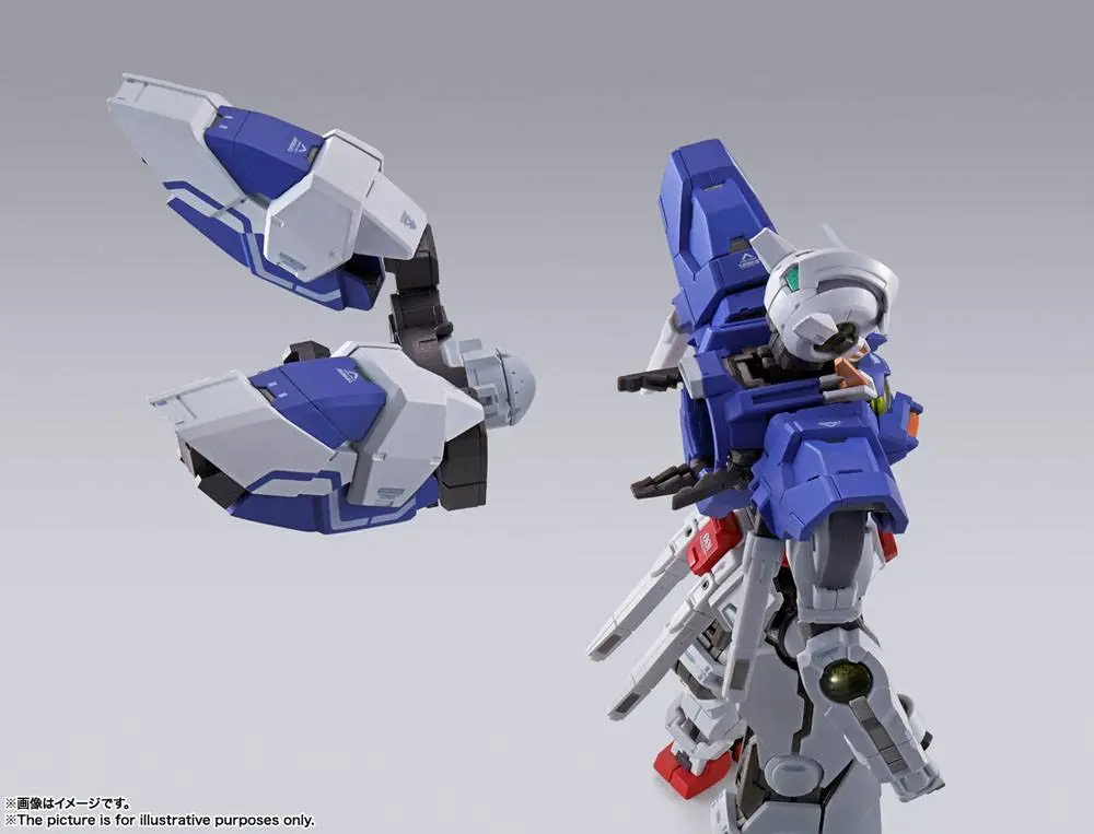 Mobile Suit Gundam 00 Revealed Chronicle Metal Build Diecast akcijska figura Gundam Devise Exia 18 cm fotografija proizvoda