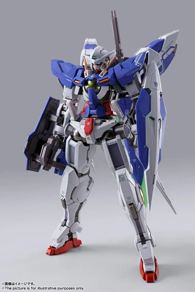 Mobile Suit Gundam 00 Revealed Chronicle Metal Build Diecast akcijska figura Gundam Devise Exia 18 cm fotografija proizvoda