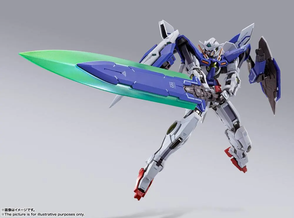 Mobile Suit Gundam 00 Revealed Chronicle Metal Build Diecast akcijska figura Gundam Devise Exia 18 cm fotografija proizvoda