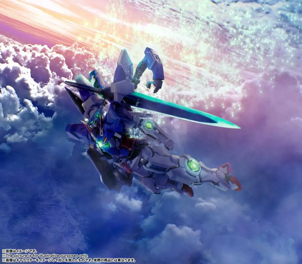 Mobile Suit Gundam 00 Revealed Chronicle Metal Build Diecast akcijska figura Gundam Devise Exia 18 cm fotografija proizvoda