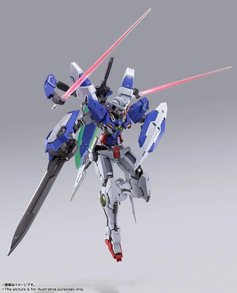 Mobile Suit Gundam 00 Revealed Chronicle Metal Build Diecast akcijska figura Gundam Devise Exia 18 cm fotografija proizvoda
