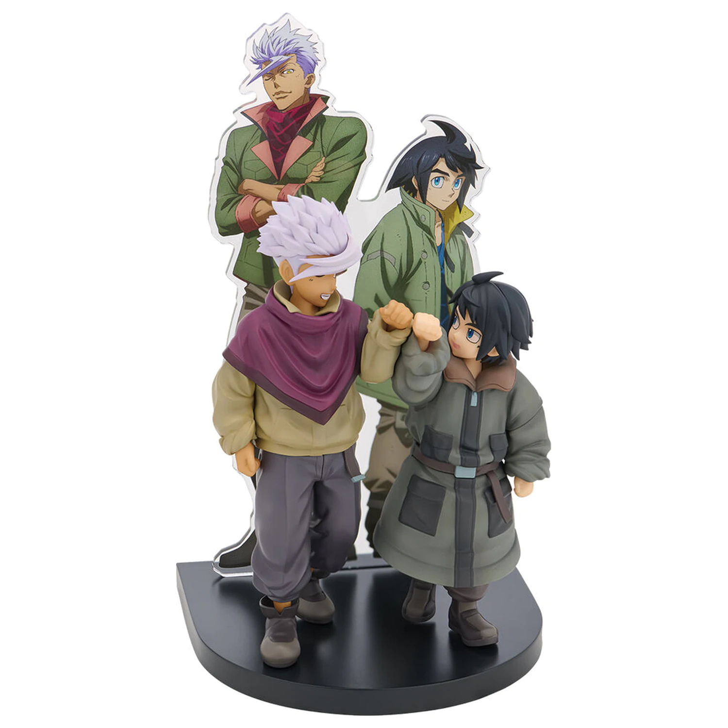 Mobile Suit Gundam Barbatos Iron-Blooded Orphans Augus Mikazuki & Itsuka Ichibansho figura 18cm fotografija proizvoda