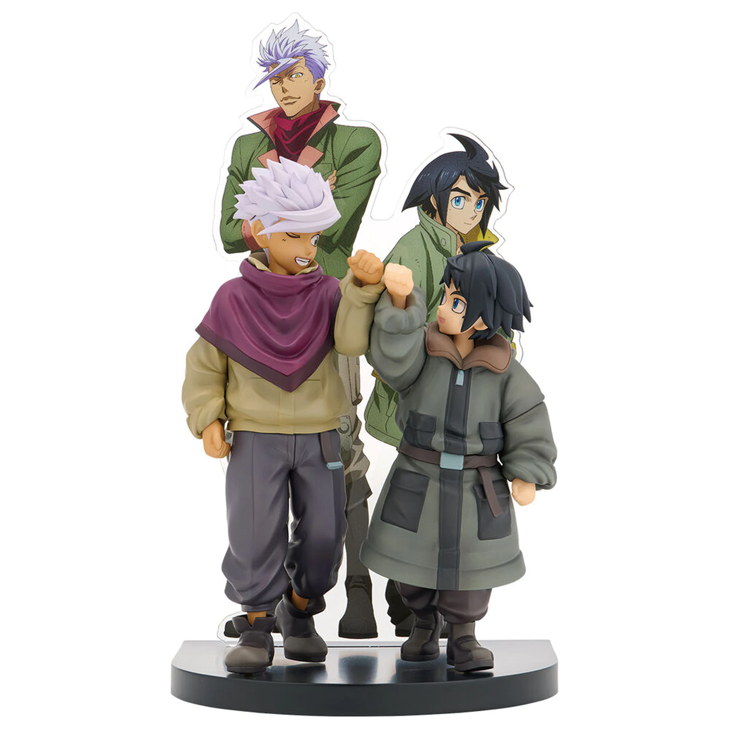 Mobile Suit Gundam Barbatos Iron-Blooded Orphans Augus Mikazuki & Itsuka Ichibansho figura 18cm fotografija proizvoda