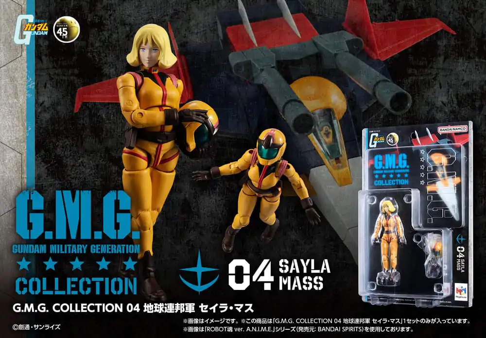 Mobile Suit Gundam G.M.G. Collection 04 Akcijska Figura Earth Federation Sayla Mass 10 cm fotografija proizvoda