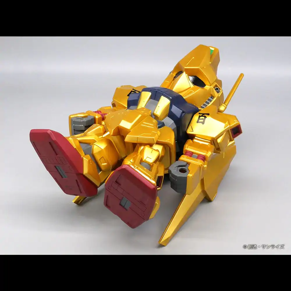 Mobile Suit Gundam Jumbo Sofbi Vinyl figura Hyakushiki Gold Ver. 30 cm fotografija proizvoda