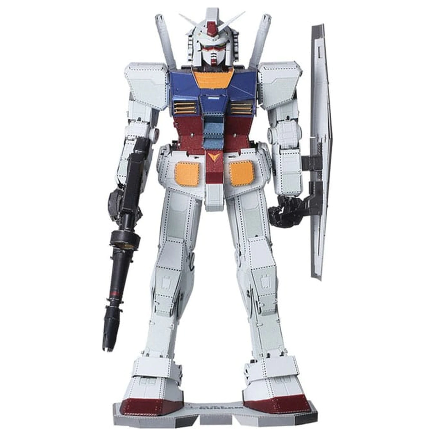 Mobile Suit Gundam Metallic Nano Slagalica Model Komplet RX-78-2 12 cm fotografija proizvoda