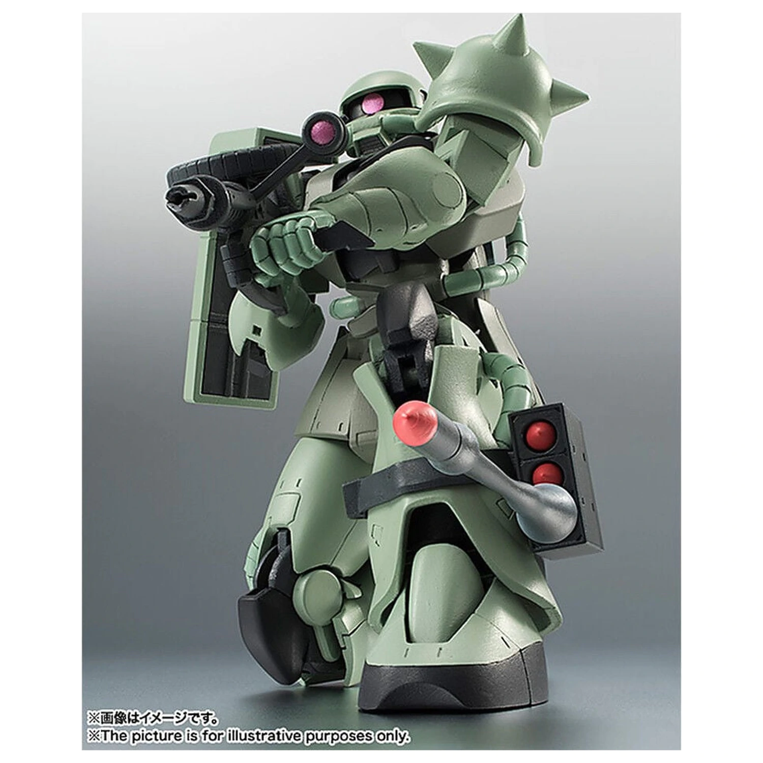 Mobile Suit Gundam Robot Spirits MS 06 Zaku ver ANIME Reissue figura od 12,5 cm fotografija proizvoda